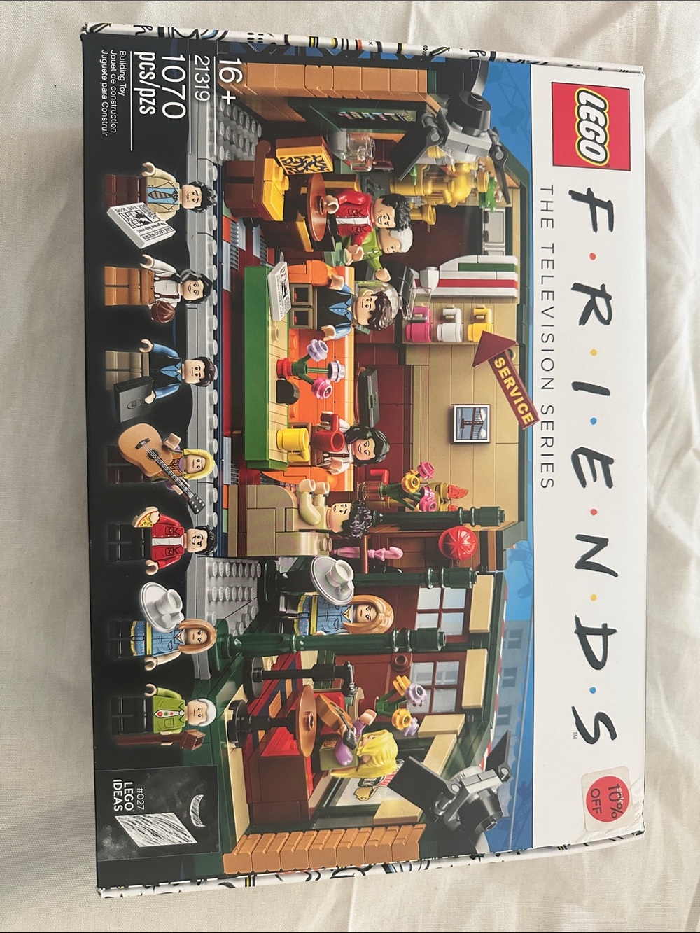 Lego Friends Cafe Playset with Green, Orange and Tan Details